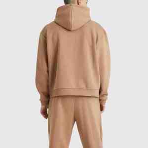 High Quality 500gsm Winter Two Piece Baggy Sweatpants <b>Hoodie</b> Set Custom Lightweight <b>Oversized</b> Pullover <b>Hoodie</b> Men Casual - Product Image 2
