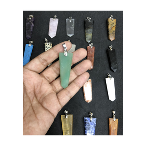 จี้อัญมณีธรรมชาติสไตล์วินเทจเครื่องประดับแฟชั่น - Product Image 6