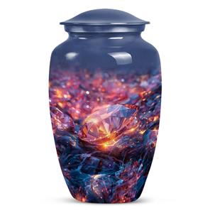 Modern Handcrafted Customized Adult Cremation Urn High Quality Wholesale Metal Funeral Supplies Human Ashes Burial - Product Image 2