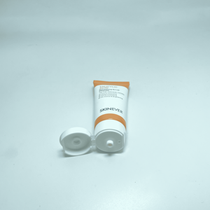 White PE Cosmetic Plastic Tube 3ml Sunscreen Cream Container with Gold Screw Cap Glossy Surface for Lotion Packaging Custom <b>Logo</b> - Product Image 3