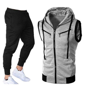 Nouvelle arrivage de survêtements pour hommes avec logo personnalisé Matériau durable de pointe pour l'extérieur en hiver Respirant et confortable - Product Image 1