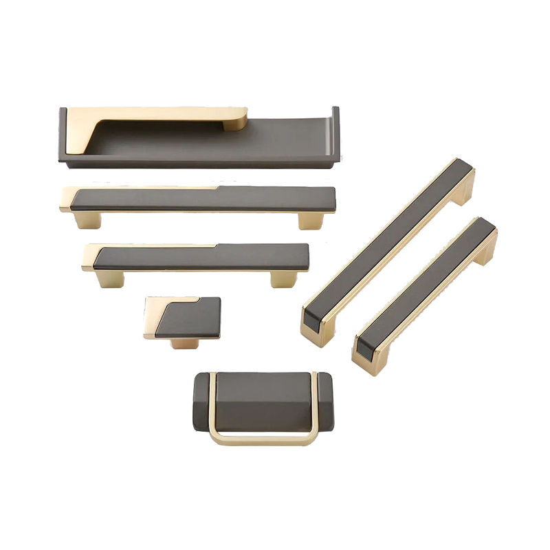 Zuogang Modern Gold Gray Kitchen Hidden