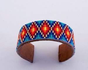 Indian Embroidered Handmade Fashion <b>Bracelet</b> for Women Pearls and <b>Beaded</b> Bangles - Product Image 3