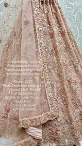 Nouveau mariage parfait fantaisie brodé Lehenga choli avec belle collection Dupatta pour la mariée - Product Image 2