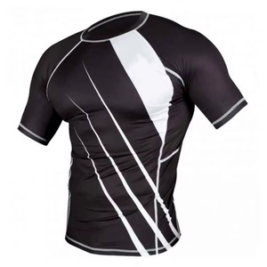 Brand New Custom Made Design Sublimation Custom Logo <b>Printed</b> MMA BJJ GI Rash Guard Grappling Full Sleeve Shirt - Product Image 4