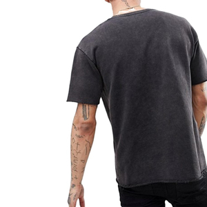 เสื้อยืดผ้าฝ้าย100% สำหรับผู้ชายเสื้อยืดลำลองสีพื้น - Product Image 6