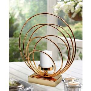 Luxury Gold Metal Tabletop Votive Holder Indoor & Outdoor <b>Tealight</b> <b>Candle</b> Holder Home Hotel Office Wedding Party Decoration - Product Image 6