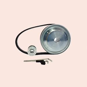 High Precision Aluminum Alloy Standard Timing <b>Pulley</b> Toothed Synchronous Belt Wheel Industrial at Good Price - Product Image 1