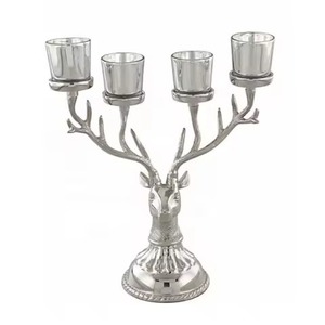 High Quality <b>Octopus</b> Pillar Candelabra Metal Candle Holder Handmade Candelabra Ideal for Wedding Parties Centerpiece - Product Image 6
