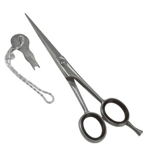 6.0 pouces noir ruban vis nouveau design de mode beauté ciseaux de coiffeur ciseaux plats dent cheveux ciseaux - Product Image 1