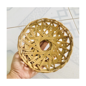 Natural Woven Bamboo <b>Trivet</b> Table Protector, Environmentally Friendly, Easy to Use Pot Coasters and Hot Plates - Product Image 1