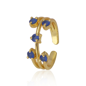 Tiny Round Shape Black Onyx Gemstone <b>Ring</b> Gold Plated Prong Set <b>Ring</b> New Style Jewelry <b>for</b> <b>Women</b> Gift <b>for</b> Her - Product Image 5