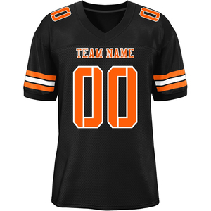 Ropa informal transpirable de secado rápido Camisetas de fútbol americano Ropa deportiva Clubwear Malla de poliéster Sublimación Logotipo personalizado Números - Product Image 1