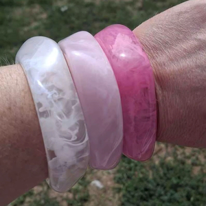 Pulseras y Brazaletes de Resina para Mujer, Nueva Colección, Joyería Estilo Ángel para Fiestas y Bodas, Alta Calidad - Product Image 1