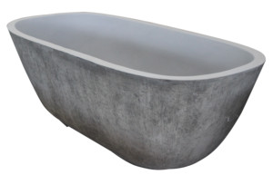 Bañera de hormigón cuadrada para exteriores de alta calidad de Vietnam, lavabo de terrazo, lavabo de cemento, muebles de hormigón ligeros - Product Image 3