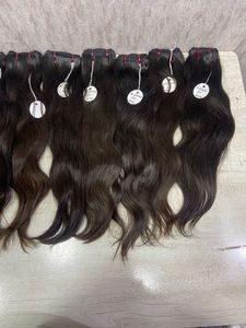 วิกผมตรงขอบนุ่มสำหรับผู้หญิงทำจากผมชาวอินเดียใต้เส้นด้ายสองชั้นสำหรับถักเปียลูกไม้ด้านหน้าทุกสี - Product Image 4