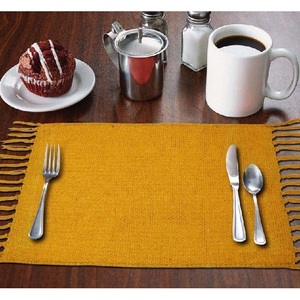 Eco-friendly Linen Placemat GOTS Certified Waterproof & Durable Customized Design Easy Clean Modern Kitchen <b>Table</b> <b>Mat</b> - Product Image 2
