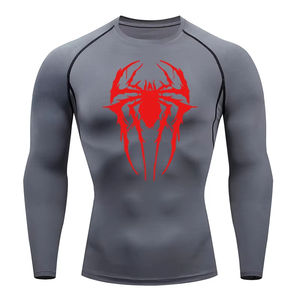 Men's UPF Long Sleeve Rash Guard <b>Swim</b> <b>Shirt</b> Moisture Wicking Quick Dry Lightweight Wrinkle Resistant 100% Polyester Customizable - Product Image 5