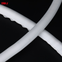 GSKJ Manga de cable dividido tejido Gestión de cables de cierre automático para protectores de cable de computadora de TV de masticar mascotas
