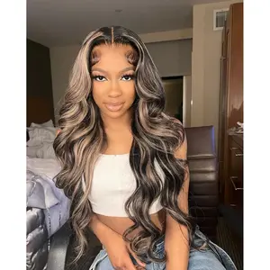 วิกผมแท้ Remy สีบลอนด์ 13x6 13x4  ความหนาแน่น 200% ผมเปรู  ความยาวหลากหลาย 8 นิ้ว 12 นิ้ว 30 นิ้ว พร้อม HD Lace - Product Image 1