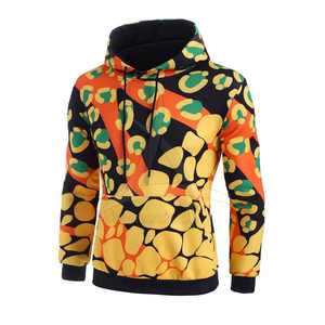 เสื้อฮู้ดดี้ผู้ชายแบบซับลิเมชั่น ผ้าฝ้าย 100% สำหรับฤดูหนาว พิมพ์ลายดิจิทัล ระบายอากาศได้ดี เป็นมิตรกับสิ่งแวดล้อม ปรับแต่งได้ สวมใส่สบายๆ - Product Image 2