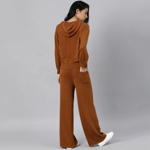 Ensemble de survêtement en coton pour homme, vêtements décontractés confortables, ensemble deux pièces, veste à capuche et pantalon de jogging, streetwear en polaire - Product Image 5