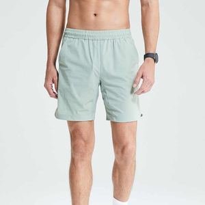 Pantalon de sport à séchage rapide pour hommes, short de sport respirant avec poches, style décontracté, teint uni, pour l'entraînement physique et les loisirs - Product Image 6