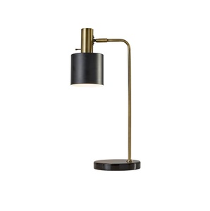 Manufacturer factory direct sale classical decorative living room bedroom antique brass metal led table <b>lamp</b> for bed side table - Product Image 3