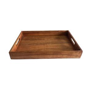 Handcrafted Enamel Printed <b>Wooden</b> <b>Serving</b> Platter Decorative Kitchen and Dining <b>Trays</b> for Snacks Appetizers and Party Use - Product Image 4
