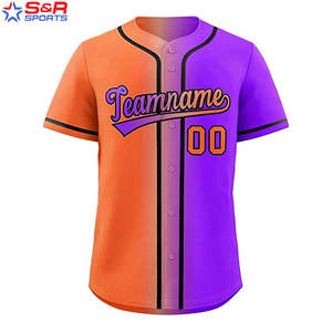 Jersey de béisbol El mejor diseño Jersey de béisbol personalizado El más nuevo Jersey de béisbol de impresión personalizado en blanco famoso - Product Image 5