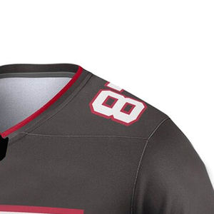 2025 maillots de football américain sur mesure en polyester sport porte des maillots de football américain en gros OEM personnalisé - Product Image 5