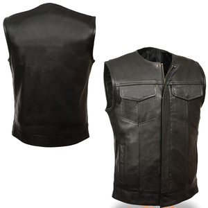 Nouveau gilet en cuir de moto d'hiver pour femmes Streetwear toile polyester remplissage fermeture à glissière broderie logo - Product Image 2