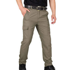 Pantalones Cargo Casuales de Lona para Hombre, Modelo SWAT 2026, Elásticos, con Múltiples Bolsillos, Ecológicos, Transpirables y Ligeros para Actividades al Aire Libre - Product Image 5