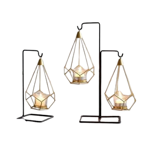 Soporte de luz en T de metal y madera Mezcla festiva de diseño moderno y encanto rústico decoración navideña perfecta para el hogar y la Oficina - Product Image 3