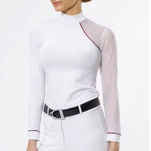 Cheap Price Long Sleeves <b>Horse</b> <b>Riding</b> Show Shirts OEM Design <b>Horse</b> <b>Riding</b> Sports <b>Wear</b> Show Shirts Women Equestrian Clothing - Product Image 1