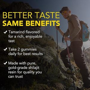 Gummies de Shilajit Pur de l'Himalaya 2026 avec plus de 85 Oligo-éléments et Acide Fulvique – Gummies de Shilajit Sans Sucre pour Booster l'Endurance et l'Énergie - Product Image 5