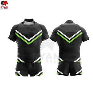 Uniforme de Rugby de alta calidad Nuevo diseño Precio bajo Equipo de fútbol Ropa de hombre Uniformes de Rugby transpirables personalizados - Product Image 4