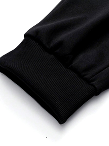 Chándal Deportivo de Dos Piezas para Hombre, con Capucha, Logotipo Personalizado de Alta Calidad, Informal, Sólido, 100% Algodón, Secado Rápido, Transpirable - Product Image 6