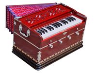 Harmonium en bois de qualité supérieure avec plusieurs arrêts et touches souples idéal pour Bhajan Kirtan et la musique classique indienne