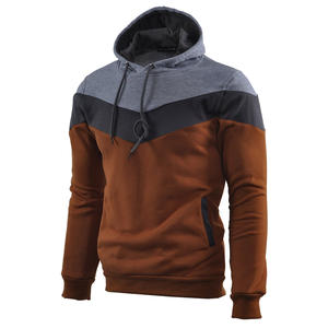 Pull à capuche en polaire à double panneau pour hommes Streetwear de haute qualité Logo personnalisable confortable Couleur unie imprimée XS - Product Image 3