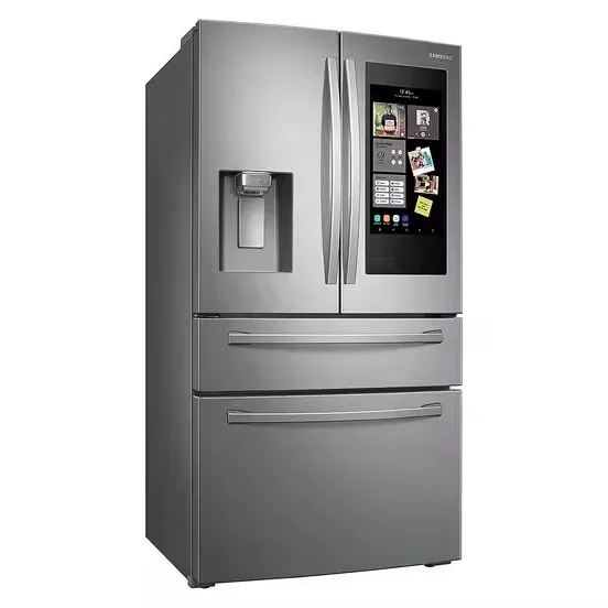 Calidad superior para refrigerador de puerta francesa de 28 pies cúbicos 4 Foor con pantalla táctil 220V