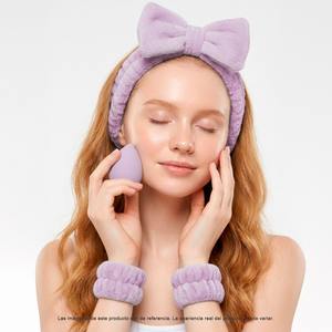 Kit de Limpieza Facial 3 en 1 Belleza con Esponja Diadem y Bandas para Cara/Manos - Fibra Sintética Portátil - Product Image 3