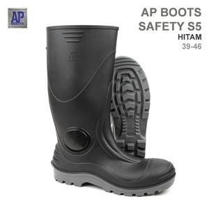 Botas de Trabajo Industriales AP Boot Safety S5 con Puntera de Acero, Parte Superior de PVC, Suela de Goma/PVC, Impermeables, Antideslizantes, Resistentes a la Lluvia y Duraderas - Product Image 1