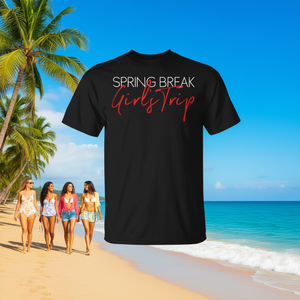 Camiseta para Viaje de Chicas en Vacaciones de Primavera, Conjunto Combinado para Mujer - Product Image 3