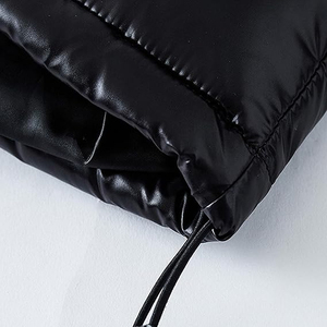 Chaqueta acolchada con capucha térmica brillante informal para hombre, resistente al agua con aislamiento abrigo de invierno, abrigo acolchado, fabricante exportador - Product Image 5