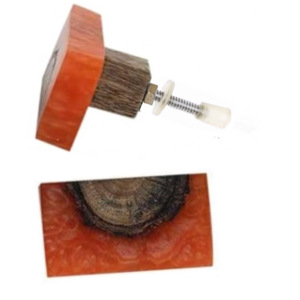 Long carré moderne artisanat tiroir porte armoire boutons tirer poignée couleur rouge cuisine chambre salle de bain Villa hôtel - Product Image 2