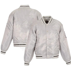 Wholesale Custom Men's <b>Baseball</b> <b>Bomber</b> <b>Jacket</b> Varsity Letterman <b>Jackets</b> with Thin Stand Collar Men's <b>Jackets</b> - Product Image 6