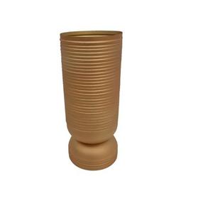 Jarrones de flores de metal para decoración del hogar, jarrón dorado brillante para restaurante, jardín, jarrones de aluminio para decoración del banquete de boda - Product Image 1