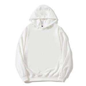 Logo personnalisé tricoté coton polyester pull-over vêtements de travail décontracté unisexe hommes sweats à capuche pour hommes - Product Image 4