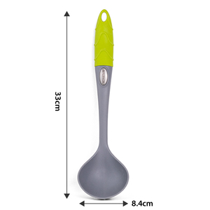 Nonstick Silicone Cooking Ladle Safe For Pots Pans Comfort Grip Long Spoon Kitchen Gadget For Stew Broth Serving - Product Image 2